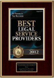 Best Legal Service Provider 2012