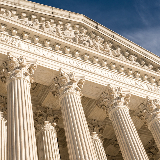 The Supreme Court building in Washington, D.C.